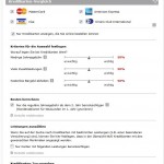 FOCUS MONEY ONLINE Kreditkarten-Vergleich (Screenshot http://kreditkarte.focus.de/fol am 31.01.2013)