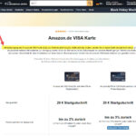 Am 22.11.2022 waren die Amazon Kreditkarten nicht mehr beantragbar. Gründe und Dauer werden nicht genannt. (Screenshot amazon.de/amazon-visa-karte/dp/B00OSAGJTY am 22.11.2022)