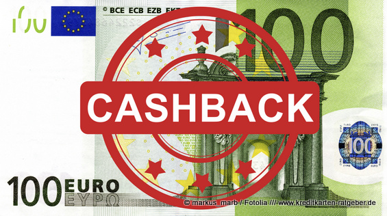 Bei hohen Jahresumsätzen mit der Cashback-Kreditkarte lassen sich bei manchen Anbietern bis zu 100 EUR Rückvergütung erzielen, z.B. mit den Wüstenrot Gold Cashback-Kreditkarten (© markus_marb / Fotolia)