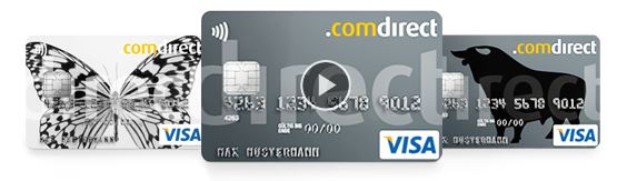 Comdirect VISA Kreditkarten: Im Ausland kostenlos am Geldautomaten Geld abheben