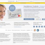 Onlinekonto: Geschäftskonto und/oder Privatkonto mit Prepaid MasterCard ohne SCHUFA (Screenshot www.onlinekonto.de am 05.11.2014)