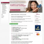 Die zur TARGOBANK gehörende VALOVIS BANK gibt für Tchibo Kreditkarten heraus: Die MasterCard mit Bonus-/Punktesammel-Funktion in Kooperation mit dem Kaffeeröster nennt sich Tchibo PrivatCard Premium (Screenshot http://www.valovisbank.de/karten/mastercard/privatcard-premium/)